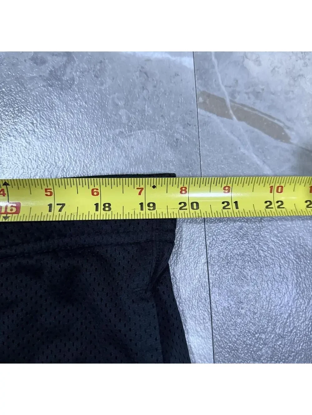 Nike Dri-FIT Black Mesh Athletic Shorts Gold Swoosh
